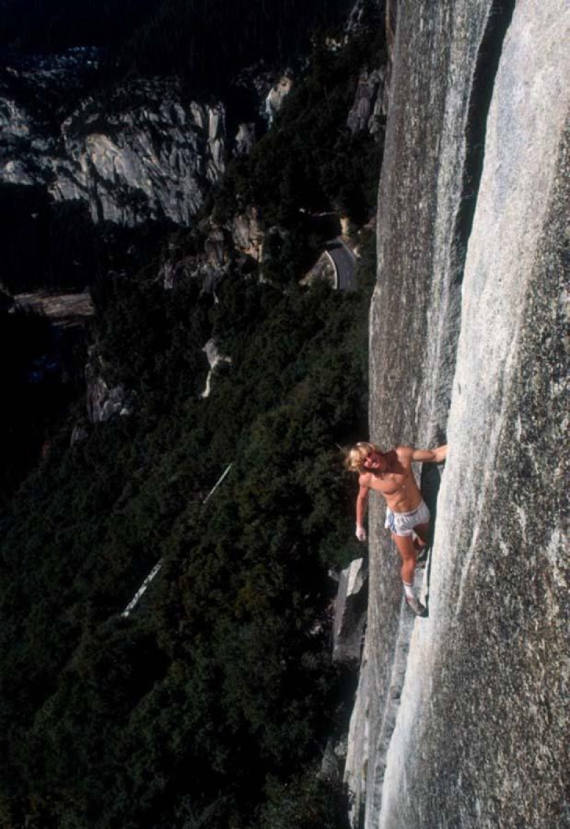 Fotos impresionantes de escaladores de roca