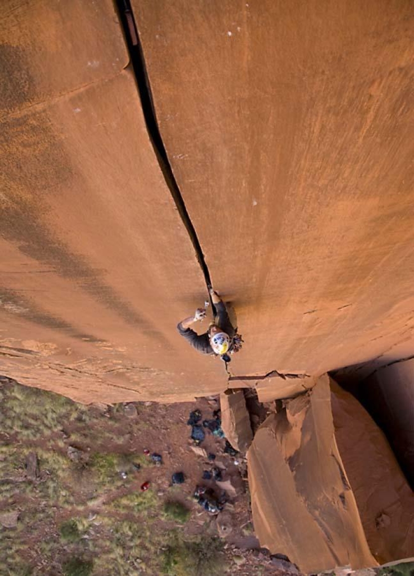 Fotos impresionantes de escaladores de roca