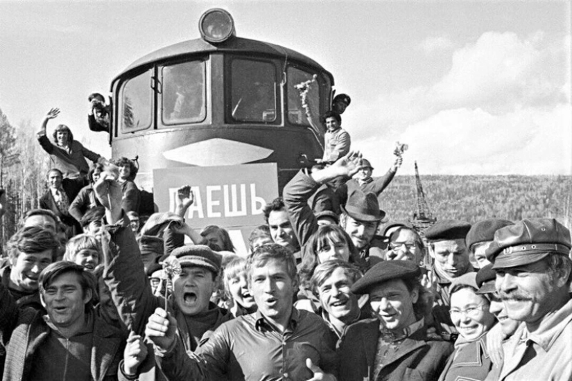 Fotos raras de la construcción del BAM