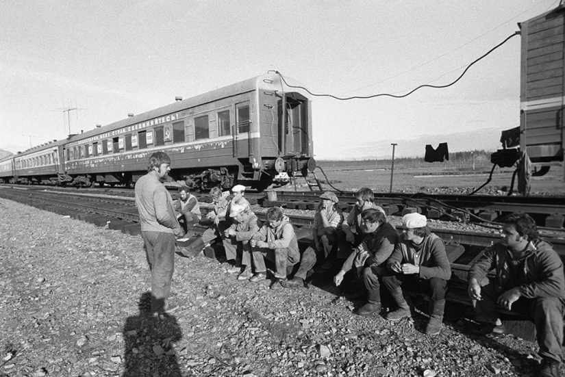 Fotos raras de la construcción del BAM