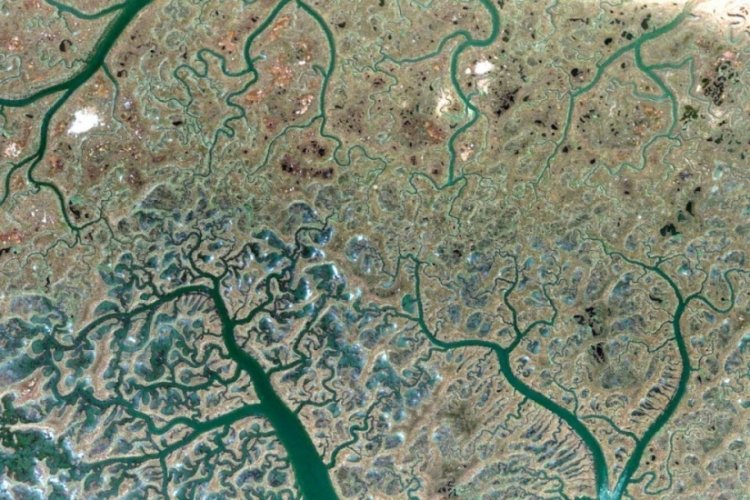 Fractal patterns on the surface of the Earth Fractal patterns on the surface of the Earth