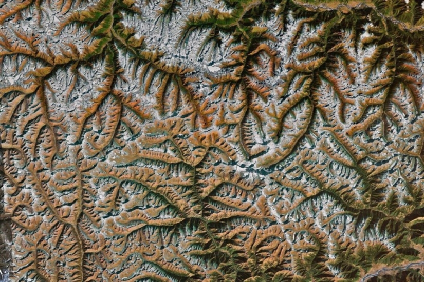 Fractal patterns on the surface of the Earth Fractal patterns on the surface of the Earth