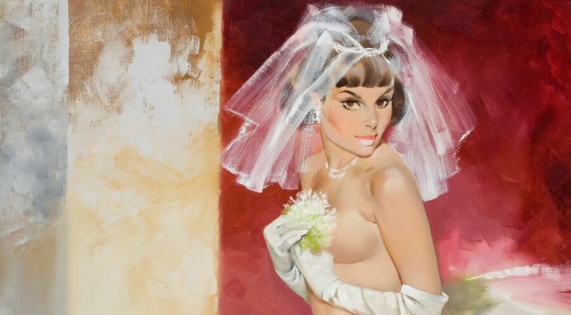 Fritz Willis and his pin-up, celebrating feminine charm