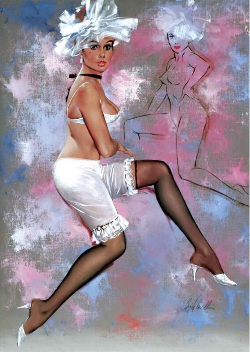 Fritz Willis y su pin-up celebran el encanto femenino Fritz Willis y su pin-up celebran el encanto femenino