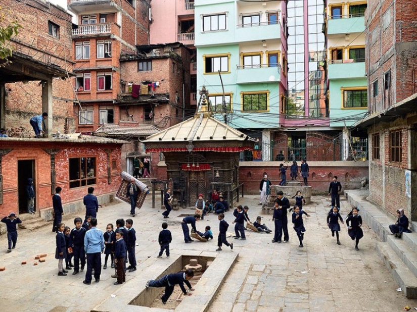 From Moscow to Bhutan: what school playgrounds look like in different countries