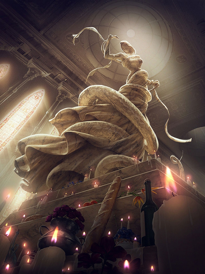 From myth to reality and back: the amazing digital art by Johannes Voss