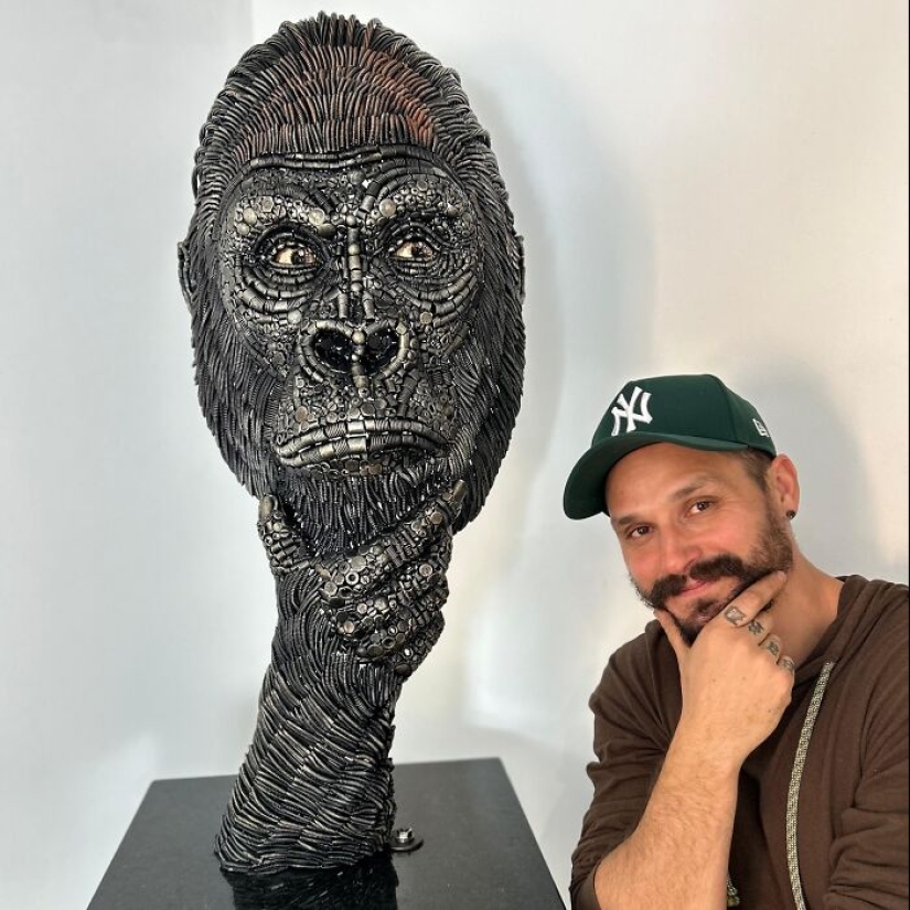 From Scraps To Art: 13 Mesmerizing Metal Sculptures Made By Michel Torres Costa