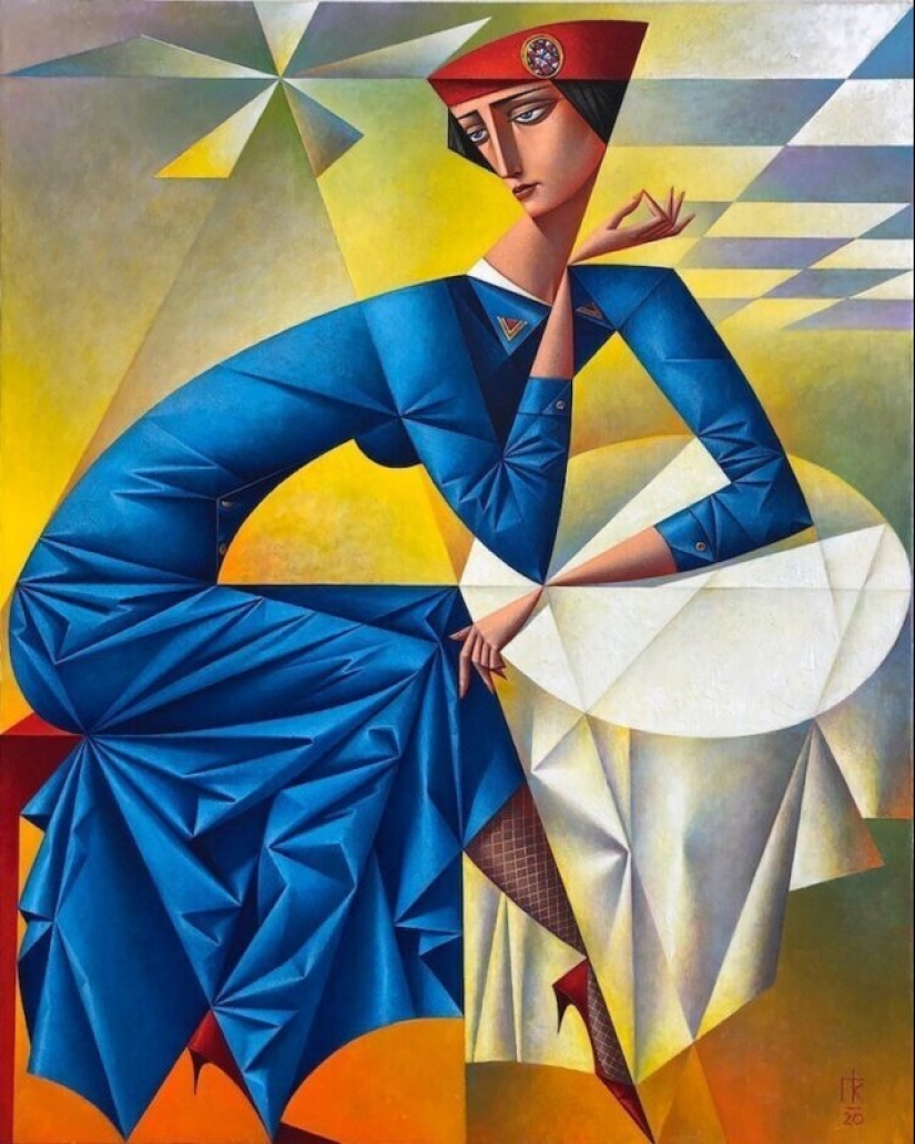 Full of temptation paintings by the Russian avant-garde artist Georgy Kurasov