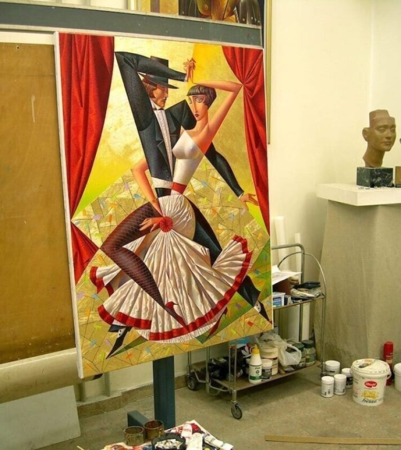 Full of temptation paintings by the Russian avant-garde artist Georgy Kurasov