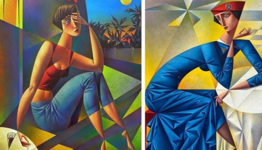 Full of temptation paintings by the Russian avant-garde artist Georgy Kurasov