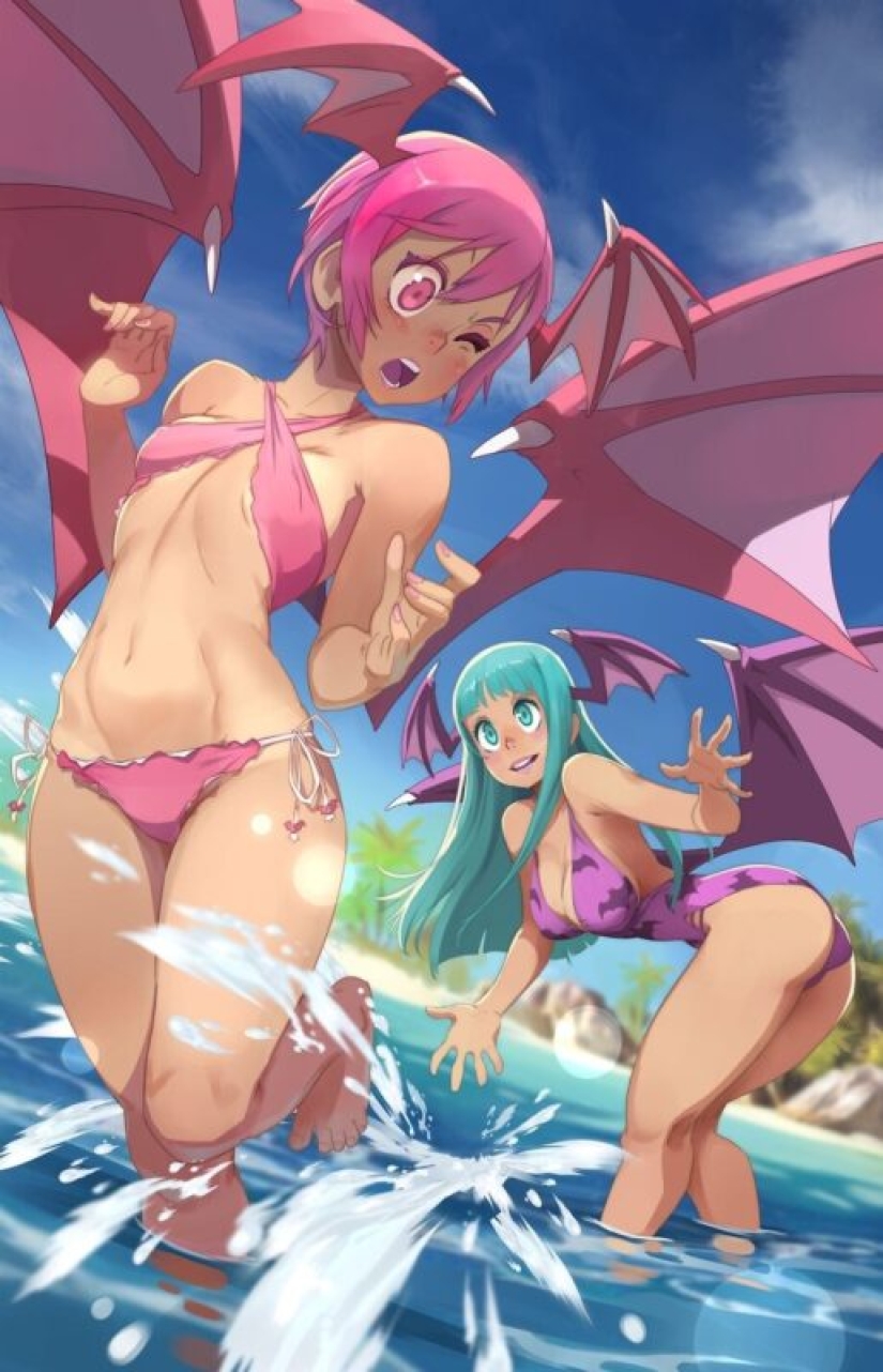 Funny girls of the illustrator Javier Hussin, who lives on the Moon Funny girls of the illustrator Javier Hussin, who lives on the Moon