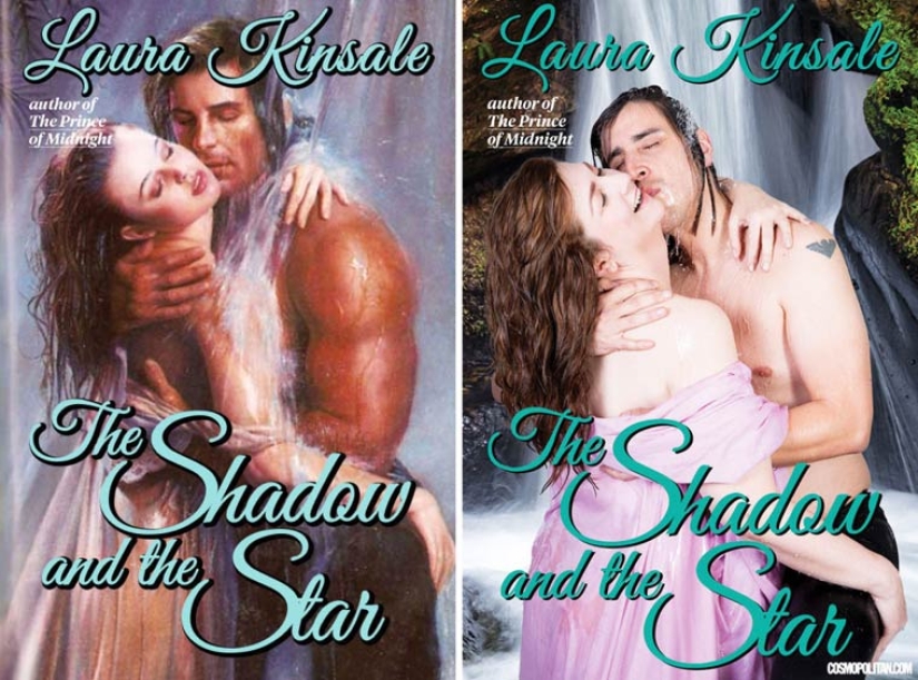 Funny recreation of romance novel covers by ordinary people Funny recreation of romance novel covers by ordinary people