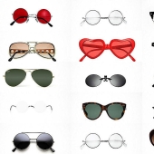 Gafas icónicas que simbolizan a la perfección personajes famosos.