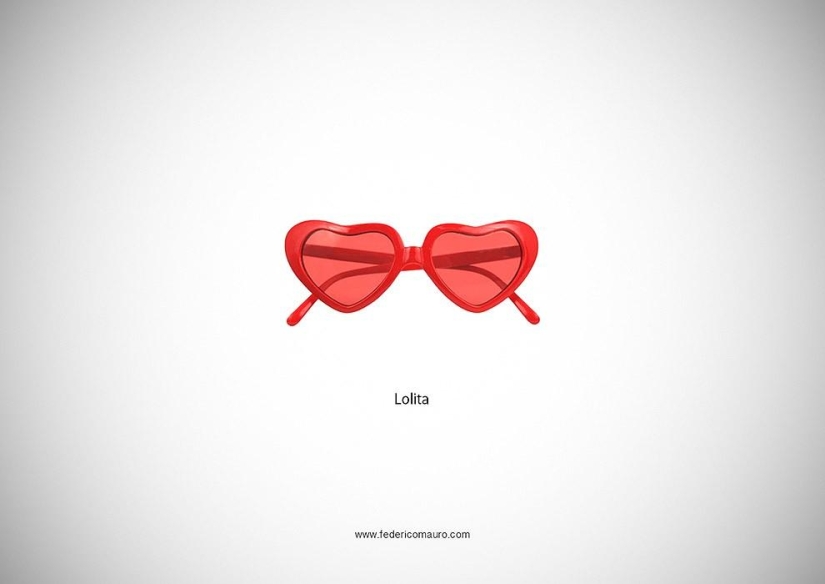 Gafas icónicas que simbolizan a la perfección personajes famosos. Gafas icónicas que simbolizan a la perfección personajes famosos.