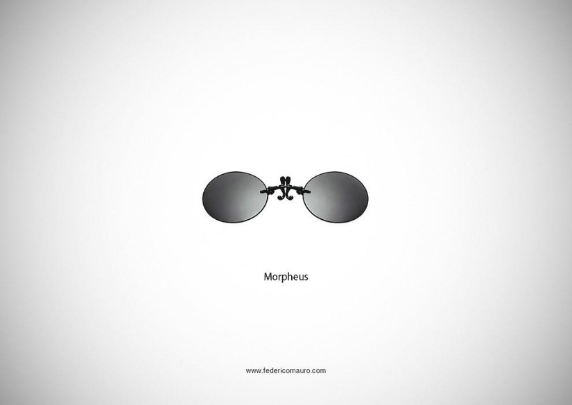 Gafas icónicas que simbolizan a la perfección personajes famosos. Gafas icónicas que simbolizan a la perfección personajes famosos.