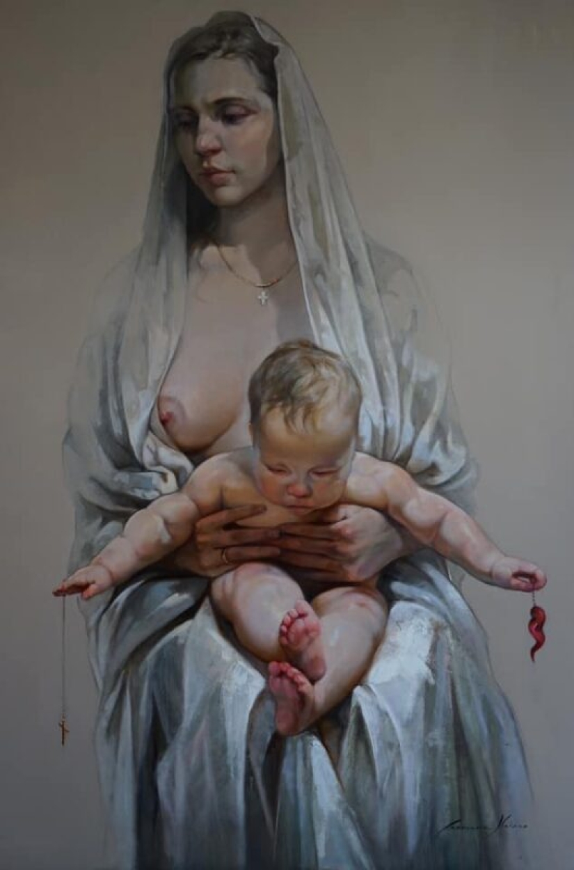 Galería de personajes femeninos de la artista italiana Francesca Strino