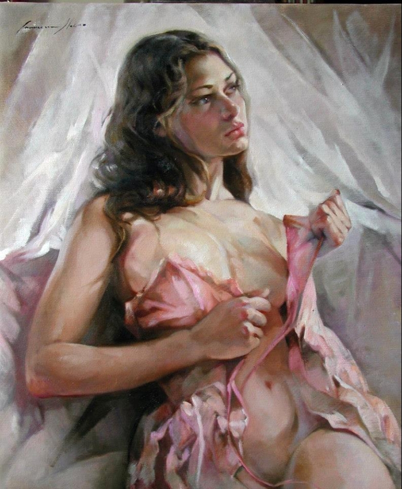 Galería de personajes femeninos de la artista italiana Francesca Strino