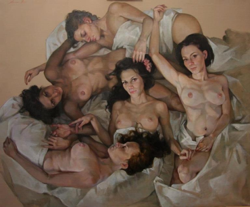 Gallery of female characters by Italian artist Francesca Strino