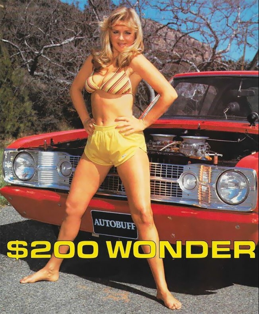 Girls and cars 80s: a collection of iconic magazine photos Autobuff