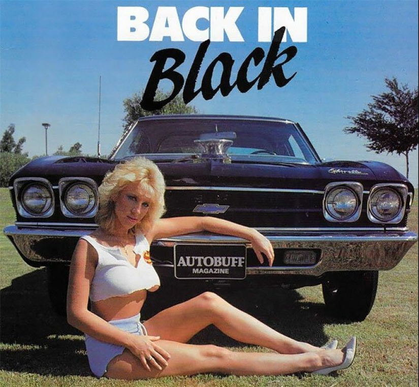 Girls and cars 80s: a collection of iconic magazine photos Autobuff