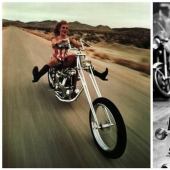 Girls and motorcycles — 20 wonderful retro pictures