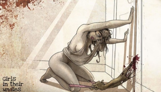 Girls in underwear vs the dead Girls in underwear vs the dead