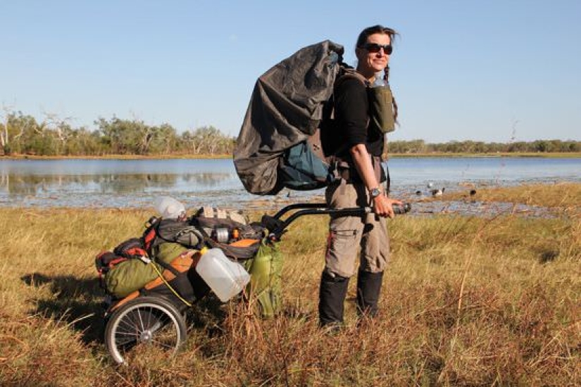 Go, Sarah, go: un viajero de Suiza caminó 16 mil km y cruzó dos continentes