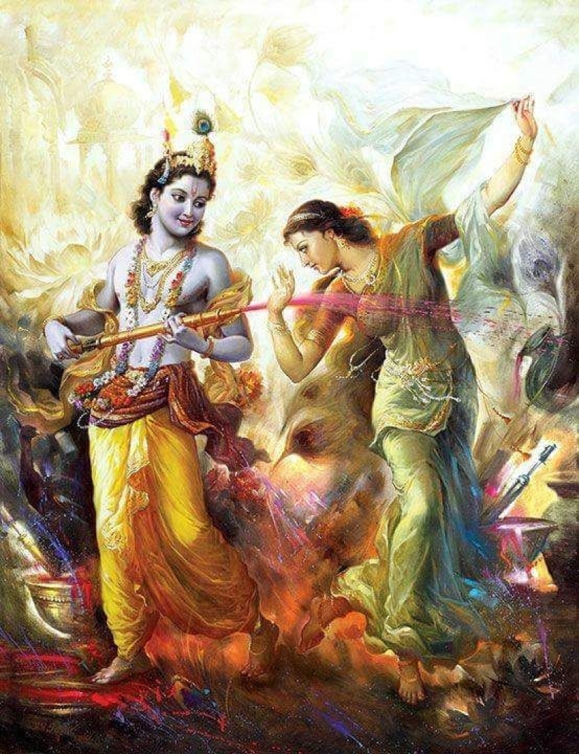 Gods, people and epochs in the paintings of the artist Vishal Gurjal