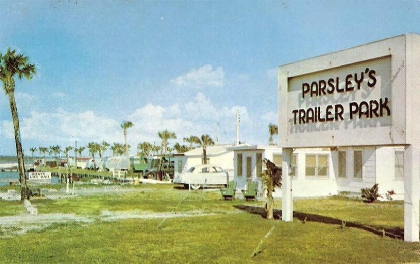 Golden tiempo sobre ruedas: American trailer parks en los 50 y 60-s