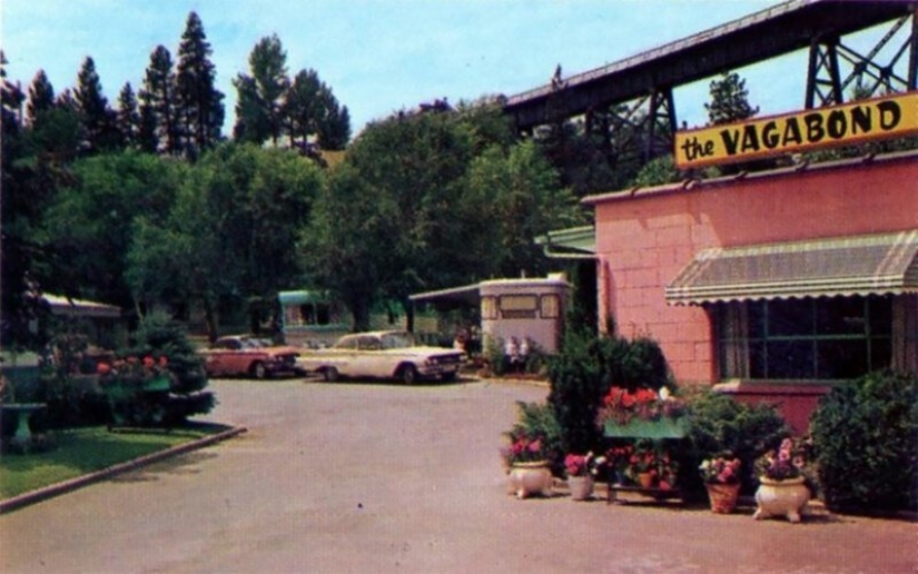 Golden tiempo sobre ruedas: American trailer parks en los 50 y 60-s