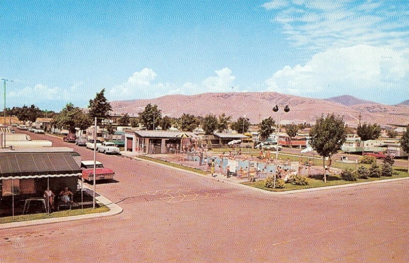 Golden tiempo sobre ruedas: American trailer parks en los 50 y 60-s