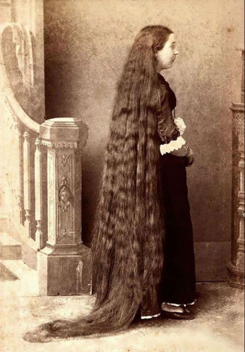 Hair lifetime: beauties of the Victorian era, which never had a haircut Hair lifetime: beauties of the Victorian era, which never had a haircut