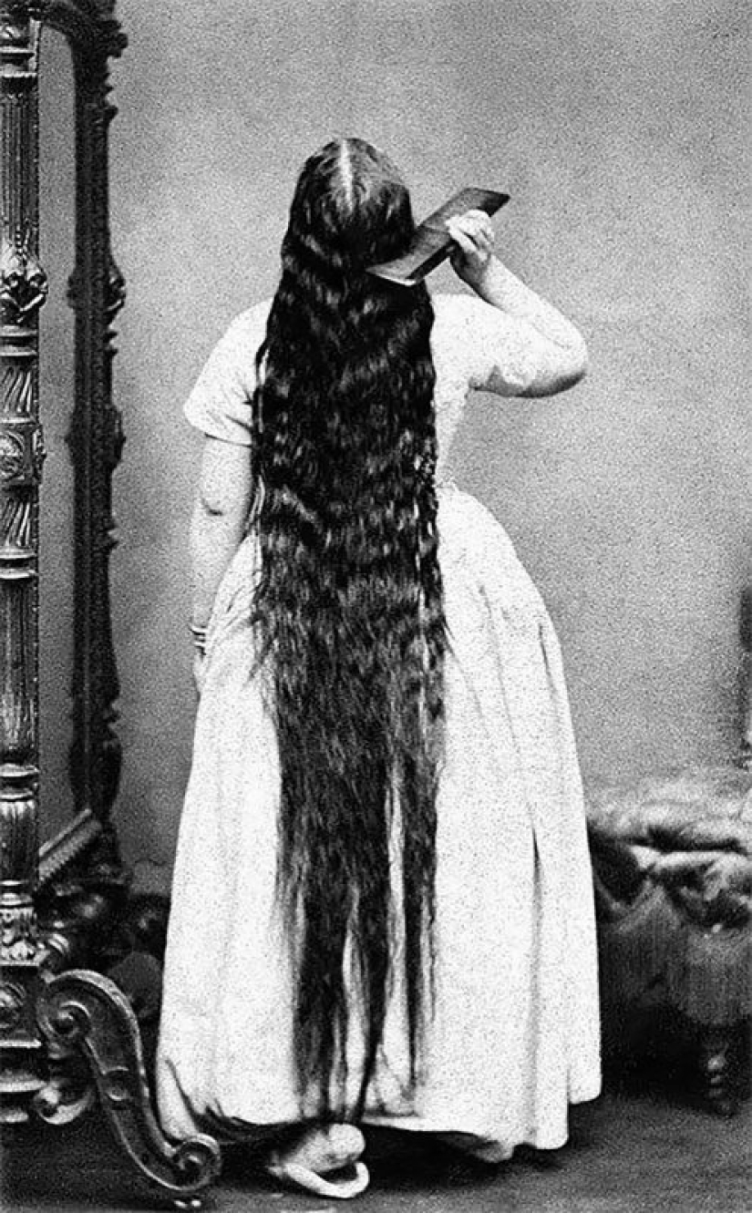 Hair lifetime: beauties of the Victorian era, which never had a haircut Hair lifetime: beauties of the Victorian era, which never had a haircut