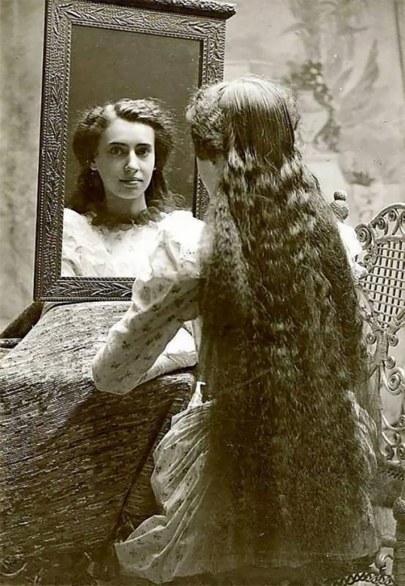 Hair lifetime: beauties of the Victorian era, which never had a haircut Hair lifetime: beauties of the Victorian era, which never had a haircut