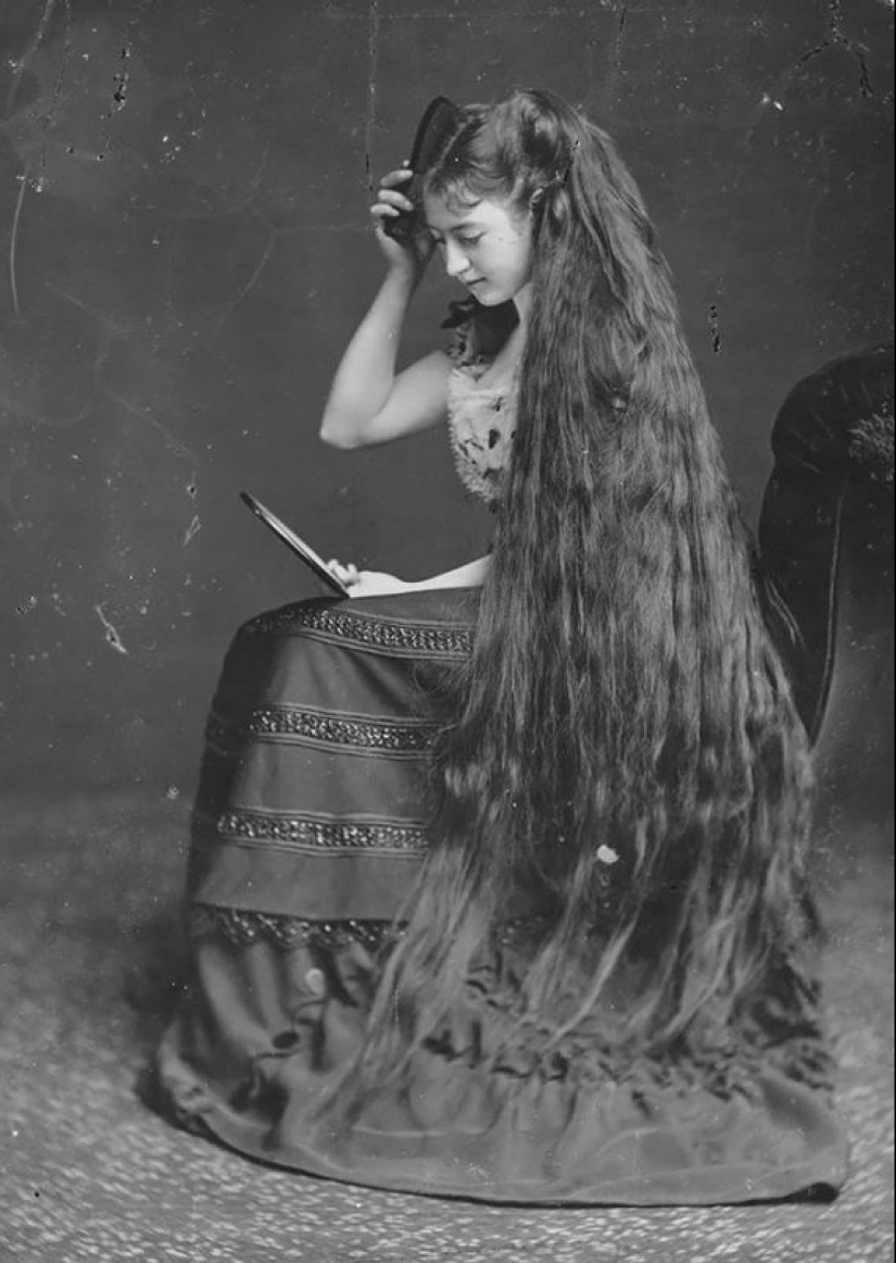 Hair lifetime: beauties of the Victorian era, which never had a haircut Hair lifetime: beauties of the Victorian era, which never had a haircut