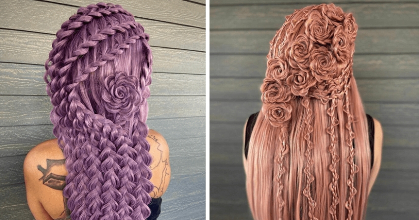 Hairdresser transforms his clients in the heroines of fantasy worlds