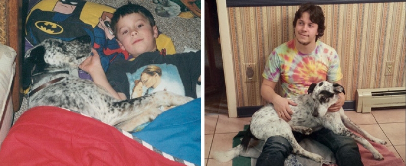 Heart breaks: la primera y última foto de los propietarios con sus mascotas