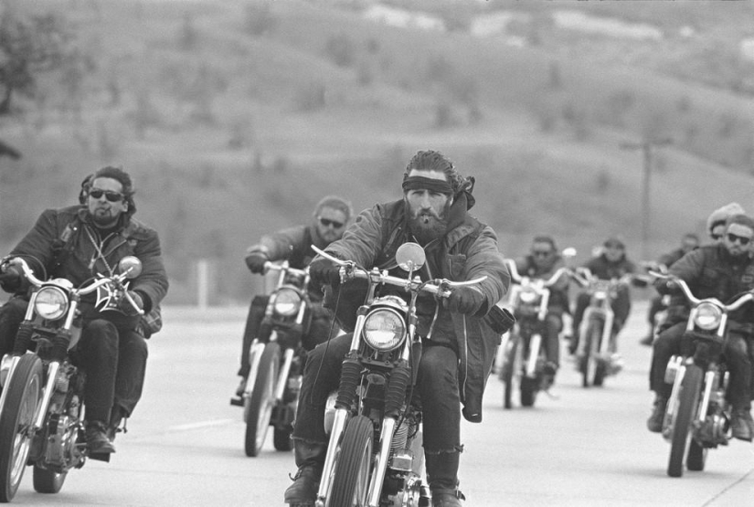 Hells Angels-foto de 1965 Hells Angels-foto de 1965