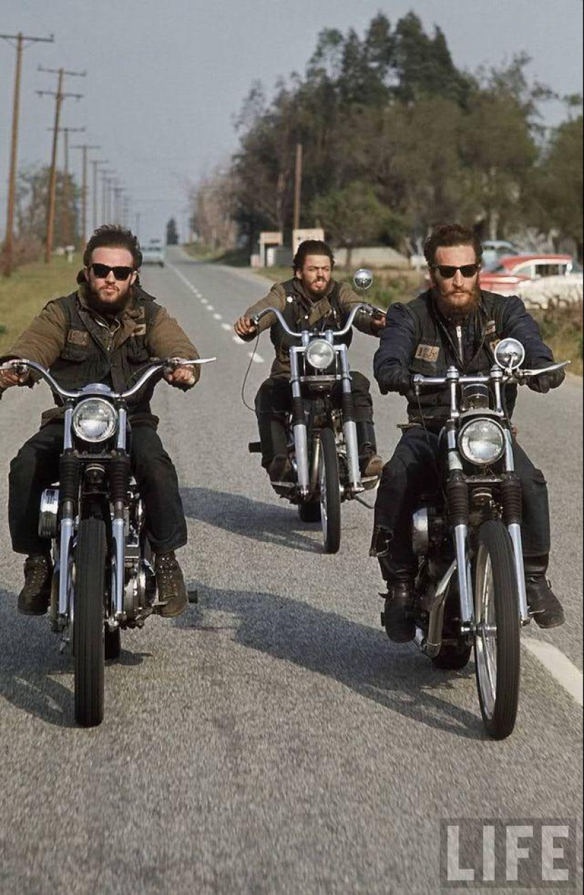 Hells Angels-foto de 1965 Hells Angels-foto de 1965