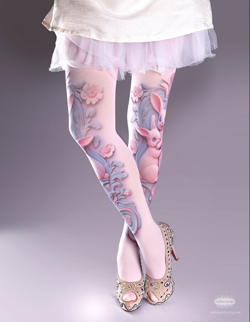 Here Are 16 Tattoo Tights That I Recently Designed Here Are 16 Tattoo Tights That I Recently Designed