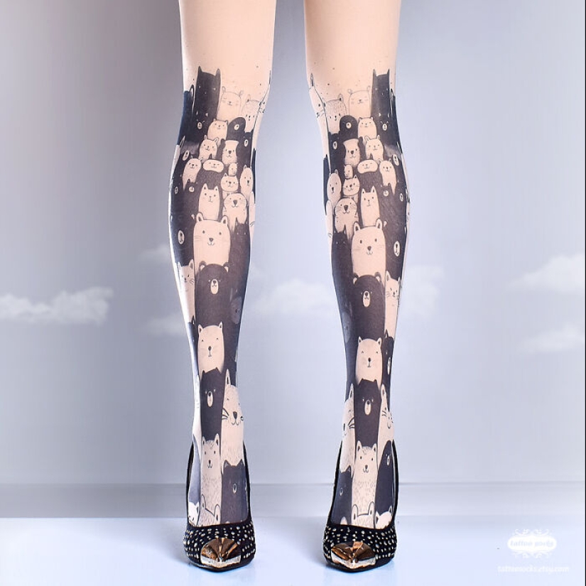 Here Are 16 Tattoo Tights That I Recently Designed Here Are 16 Tattoo Tights That I Recently Designed