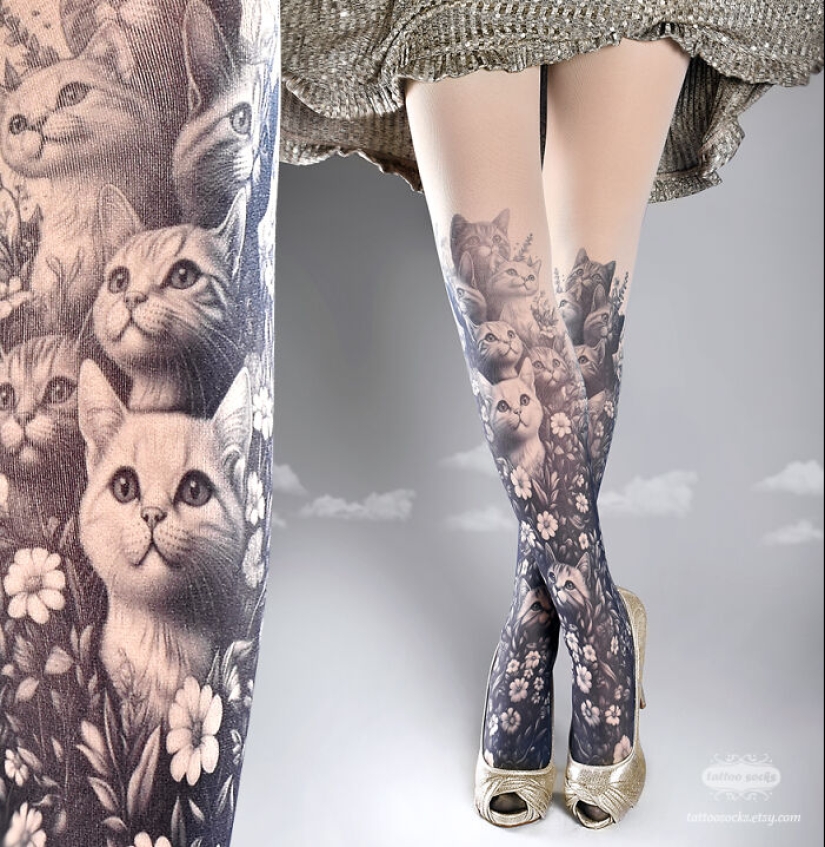 Here Are 16 Tattoo Tights That I Recently Designed Here Are 16 Tattoo Tights That I Recently Designed