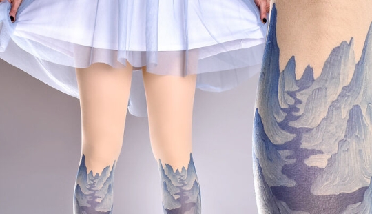 Here Are 16 Tattoo Tights That I Recently Designed