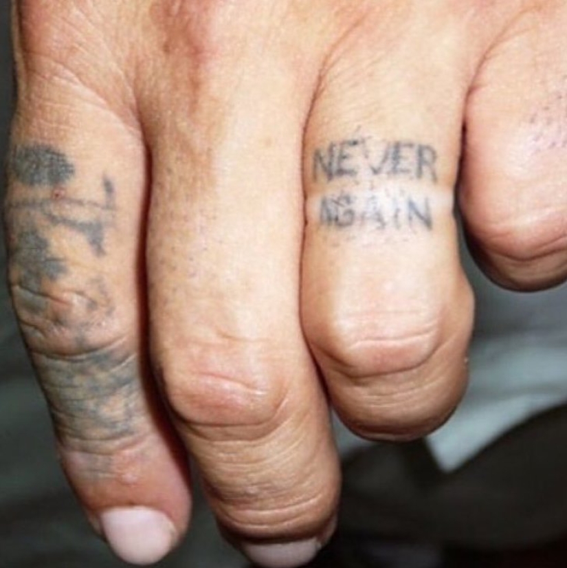 Here's how a tattoo changes over forty-plus years