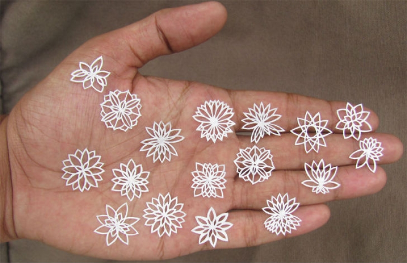 Here's how to cut it out of paper!