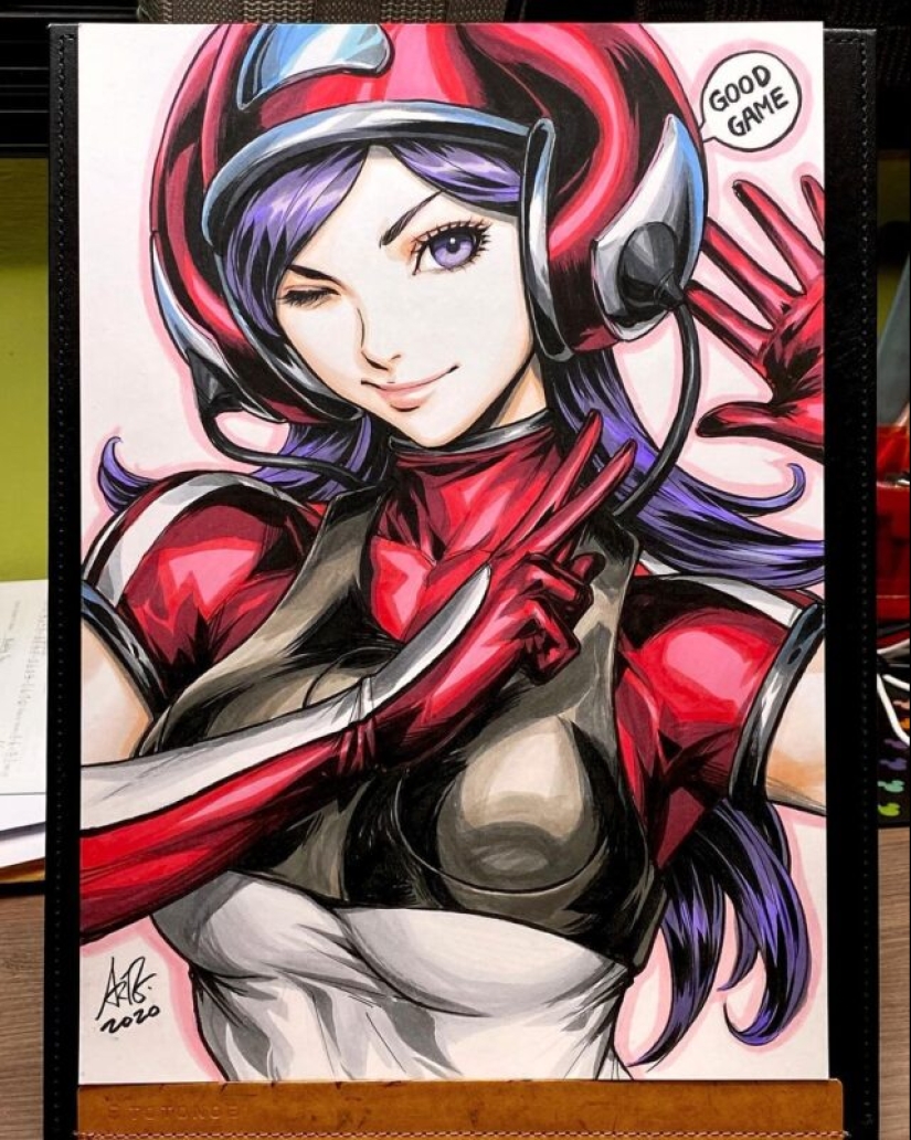 Heroic Beauties from the comic book master Stanley Lau