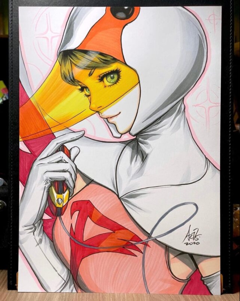 Heroic Beauties from the comic book master Stanley Lau