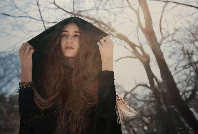 Hiperrealismo: retratos al óleo de mujeres