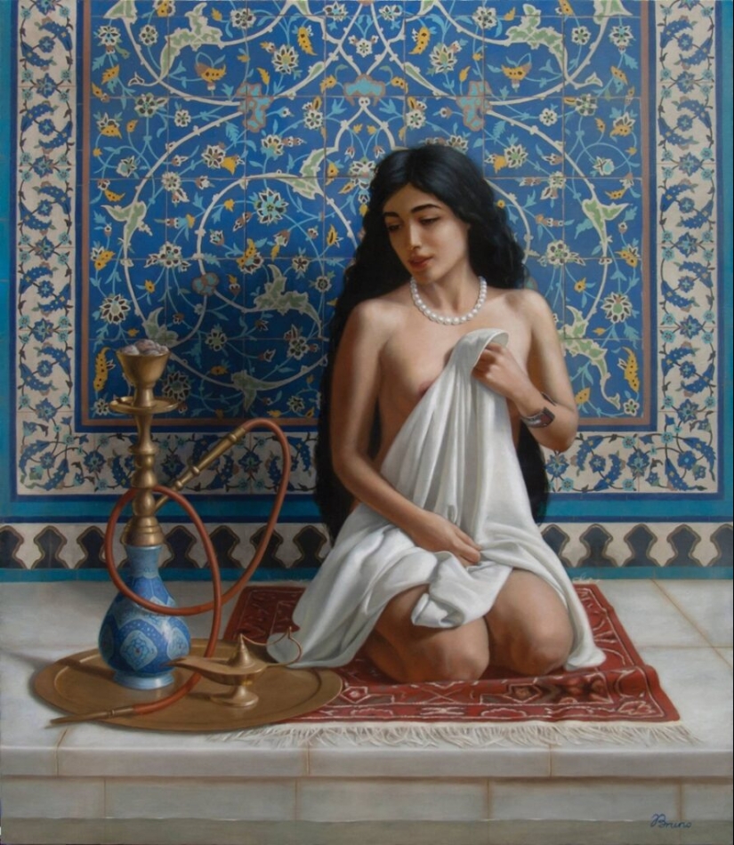 Historia antigua en las increíbles pinturas de Bruno Vepkhvadze Historia antigua en las increíbles pinturas de Bruno Vepkhvadze