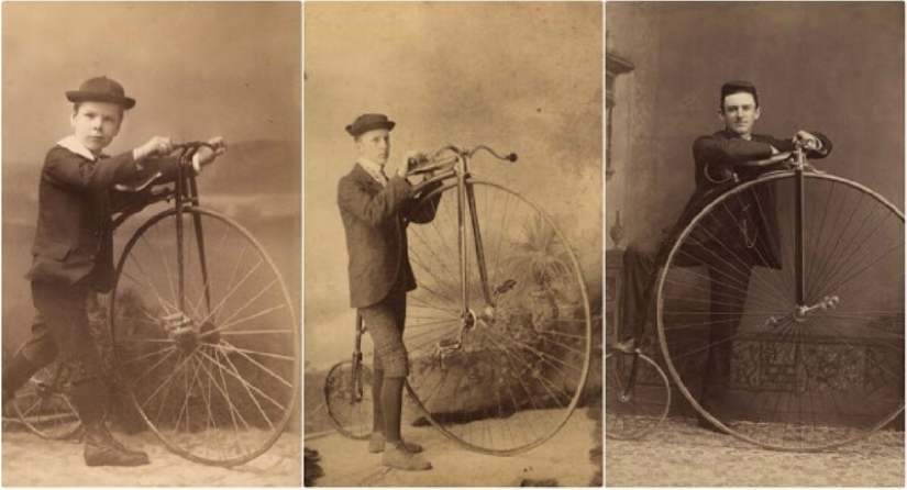 Historia de la bicicleta: El Penique-Farthing, o Rueda Alta